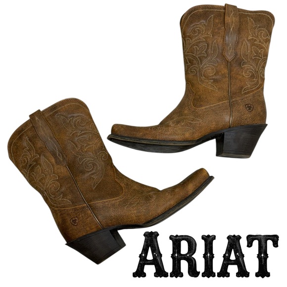 Ariat Round Up Rylan Boot Brown Leather Style #10025154
Women’s Size 9 - Picture 2 of 11